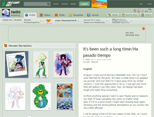 Tablet Screenshot of helihi.deviantart.com