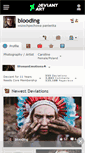 Mobile Screenshot of blooding.deviantart.com