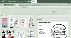 Desktop Screenshot of monkeyforahead.deviantart.com