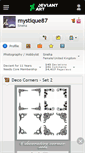 Mobile Screenshot of mystique87.deviantart.com