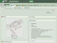 Tablet Screenshot of otto-mac.deviantart.com