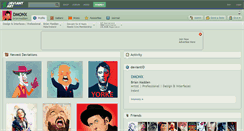 Desktop Screenshot of dmonx.deviantart.com
