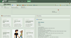 Desktop Screenshot of nikki-dabest.deviantart.com