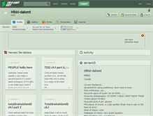 Tablet Screenshot of nikki-dabest.deviantart.com