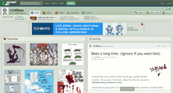 Desktop Screenshot of 12345blue.deviantart.com