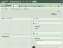 Tablet Screenshot of lavatarplz.deviantart.com