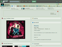 Tablet Screenshot of nemons.deviantart.com