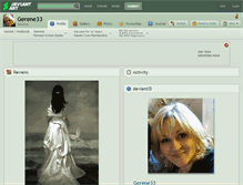 Tablet Screenshot of gerene33.deviantart.com