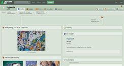 Desktop Screenshot of hypnoze.deviantart.com