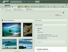 Tablet Screenshot of dbowls.deviantart.com