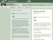 Tablet Screenshot of ivyandwine.deviantart.com