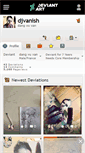 Mobile Screenshot of djvanish.deviantart.com