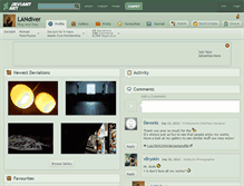 Tablet Screenshot of landiver.deviantart.com