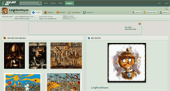 Desktop Screenshot of leightonnoyes.deviantart.com