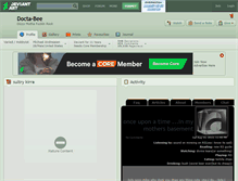 Tablet Screenshot of docta-bee.deviantart.com