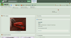 Desktop Screenshot of dogshaft.deviantart.com