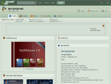 Tablet Screenshot of deviantarnab.deviantart.com
