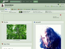 Tablet Screenshot of immortalium.deviantart.com