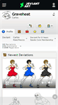 Mobile Screenshot of graveheat.deviantart.com
