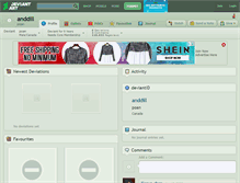 Tablet Screenshot of anddill.deviantart.com