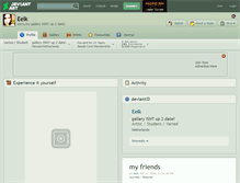 Tablet Screenshot of eelk.deviantart.com