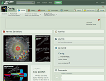 Tablet Screenshot of caraig.deviantart.com