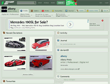 Tablet Screenshot of albeny.deviantart.com