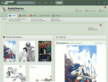 Tablet Screenshot of buddydharma.deviantart.com