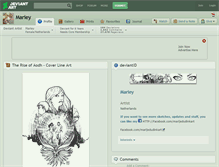 Tablet Screenshot of mariey.deviantart.com