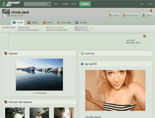 Tablet Screenshot of nicola-jane.deviantart.com