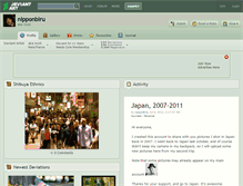 Tablet Screenshot of nipponbiru.deviantart.com