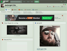 Tablet Screenshot of darkknight1986.deviantart.com