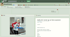 Desktop Screenshot of bronzeforever.deviantart.com