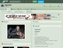 Tablet Screenshot of angerboda.deviantart.com