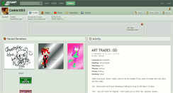 Desktop Screenshot of cookie3003.deviantart.com