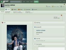 Tablet Screenshot of hayko-cepkin.deviantart.com