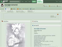 Tablet Screenshot of moonlight-alchemist.deviantart.com