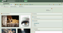 Desktop Screenshot of muckelchen.deviantart.com