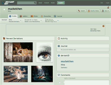 Tablet Screenshot of muckelchen.deviantart.com