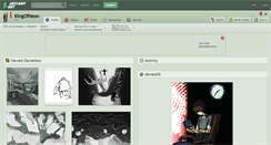 Desktop Screenshot of kingofneon.deviantart.com