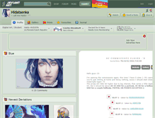 Tablet Screenshot of hidatsenka.deviantart.com