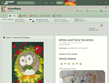 Tablet Screenshot of hiromihana.deviantart.com