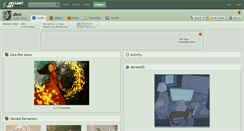 Desktop Screenshot of dinn.deviantart.com