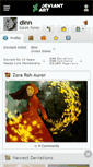 Mobile Screenshot of dinn.deviantart.com