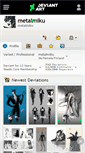 Mobile Screenshot of metalmiku.deviantart.com