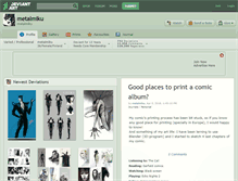 Tablet Screenshot of metalmiku.deviantart.com