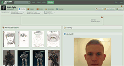 Desktop Screenshot of josh-pyle.deviantart.com