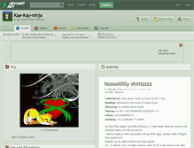 Tablet Screenshot of kae-kay-ninja.deviantart.com