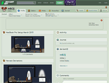 Tablet Screenshot of mik3j.deviantart.com