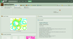 Desktop Screenshot of inaginaryplatypus.deviantart.com